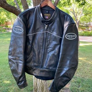 🏍Vanson Leathers⚡️Lighting MK2 Sportrider Jacket